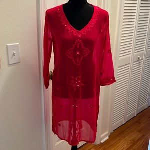 Modo Collection transparent pink tunic